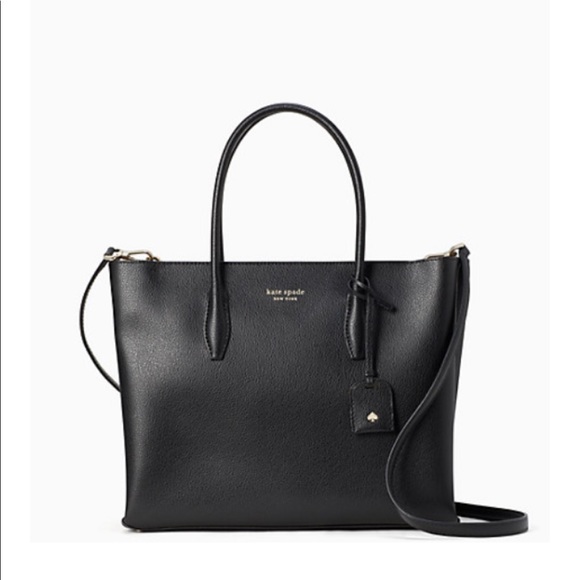 NWT Kate Spade Eva medium black handbag Satchel - Picture 14 of 14